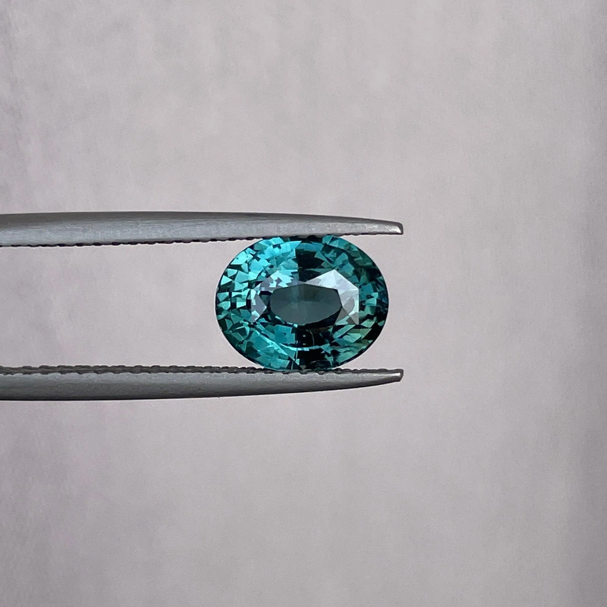 2.54 carat natural green sapphire - Teal sapphire ring – green sapphire - Loose gemstone - Oval engagement ring