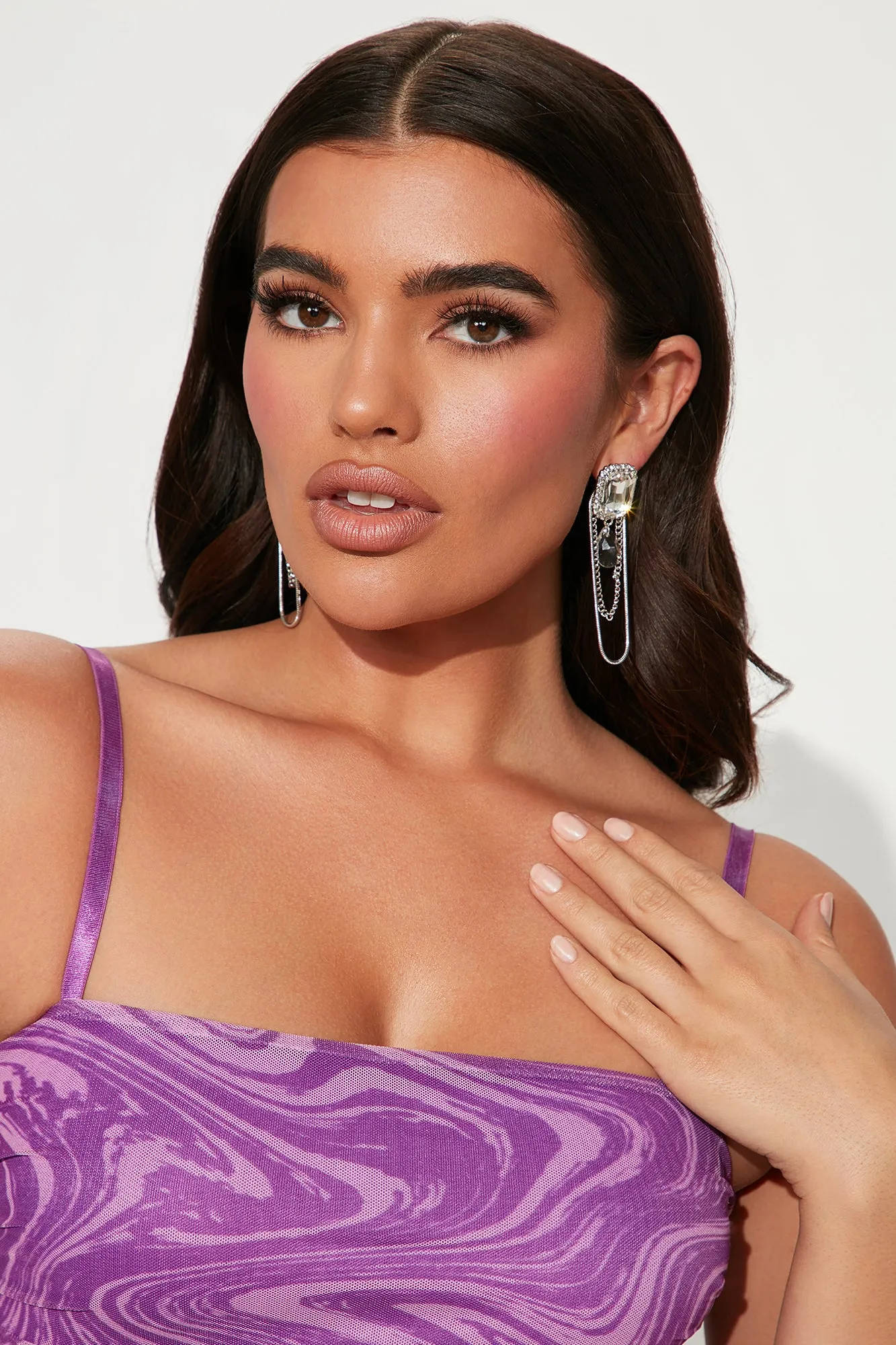 Always Over The Top Earrings - Silver