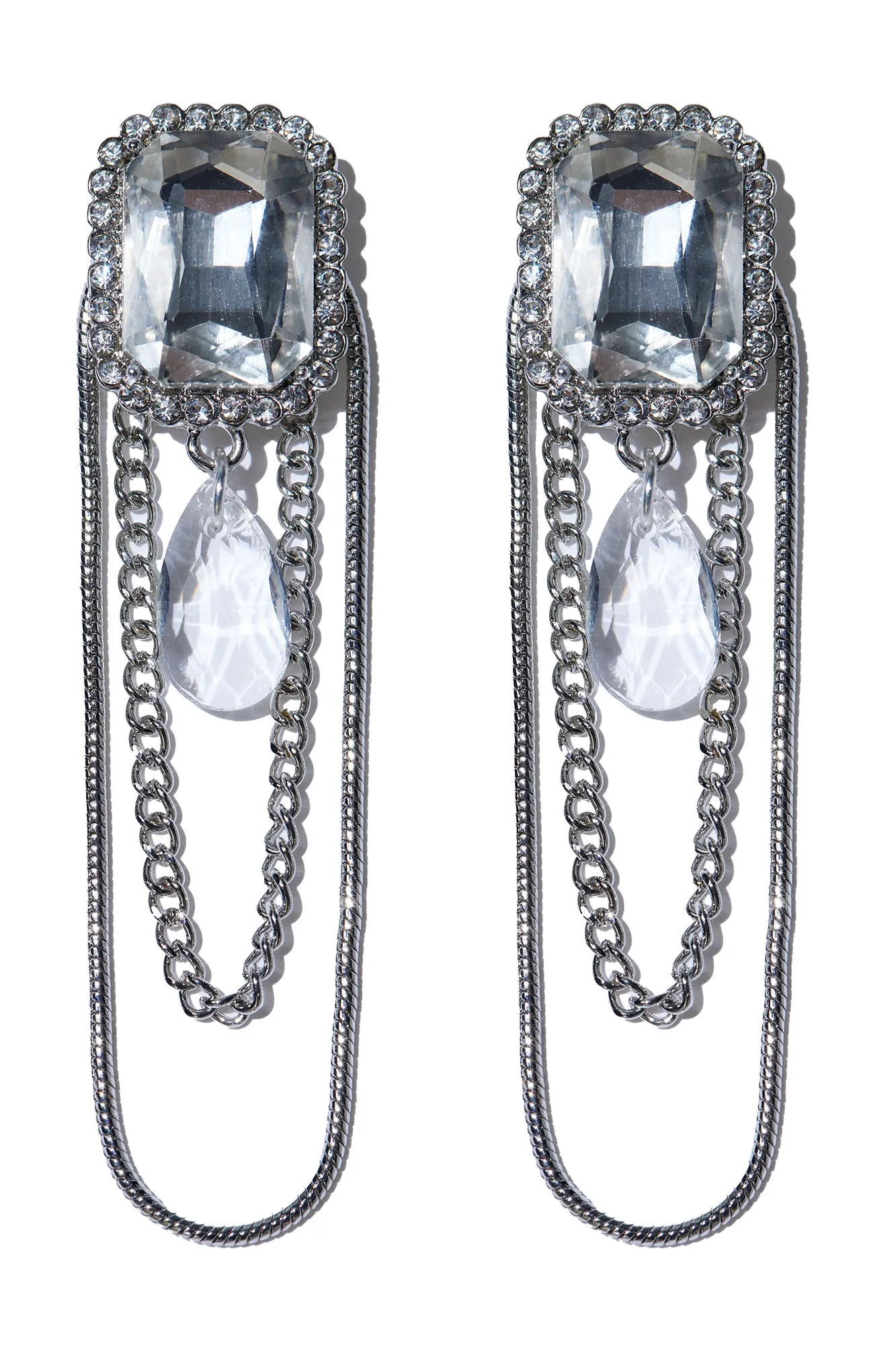 Always Over The Top Earrings - Silver