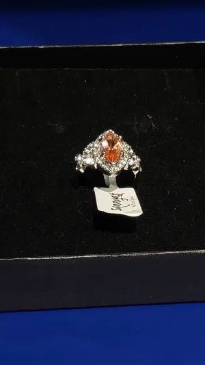 Anu Silver with Spessartine Ring