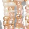 Beaded Tassel Hoop Earring