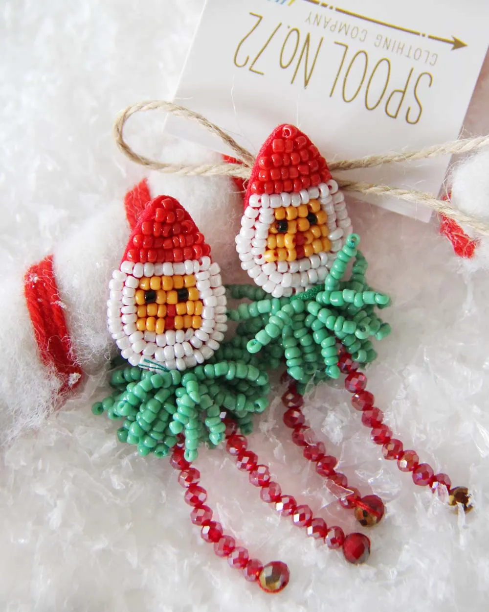 Dancing Claus Earrings