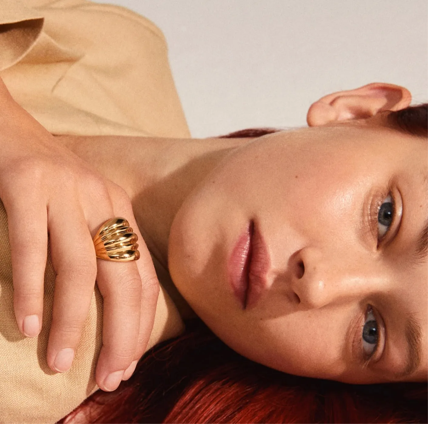 EUPHORIC STATEMENT RING GOLD