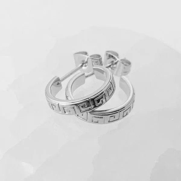 Greek Hoops - Small