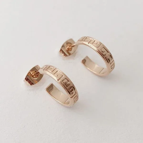 Greek Hoops - Small