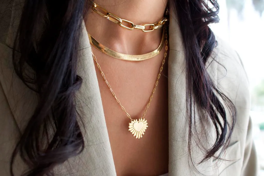 Heart Love Necklace (F12A)
