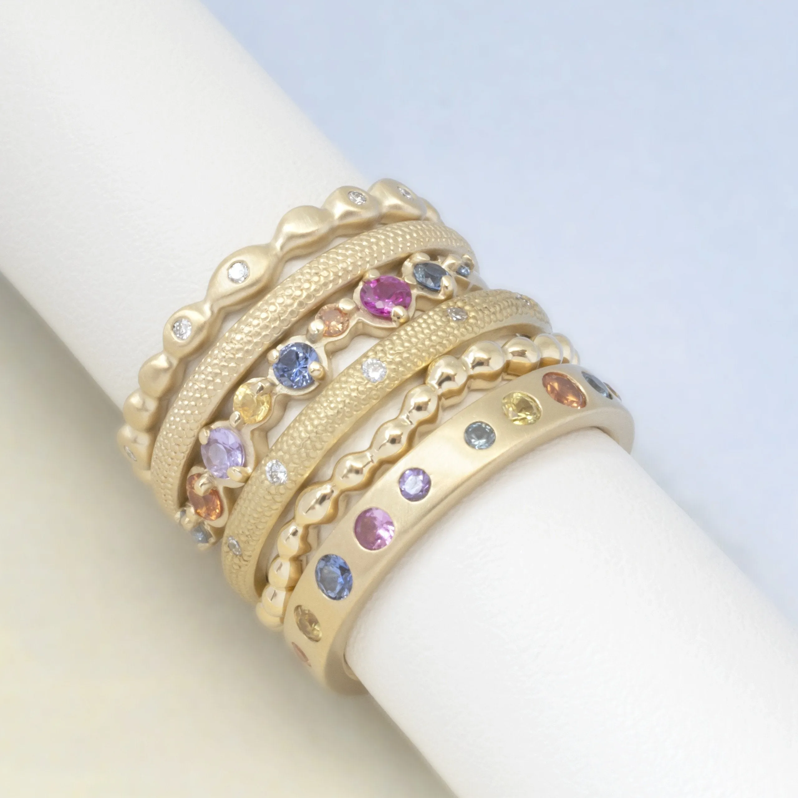 Kaleidoscope Sapphire Ring