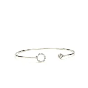 LineArgent - Armband Open Circle Bangle