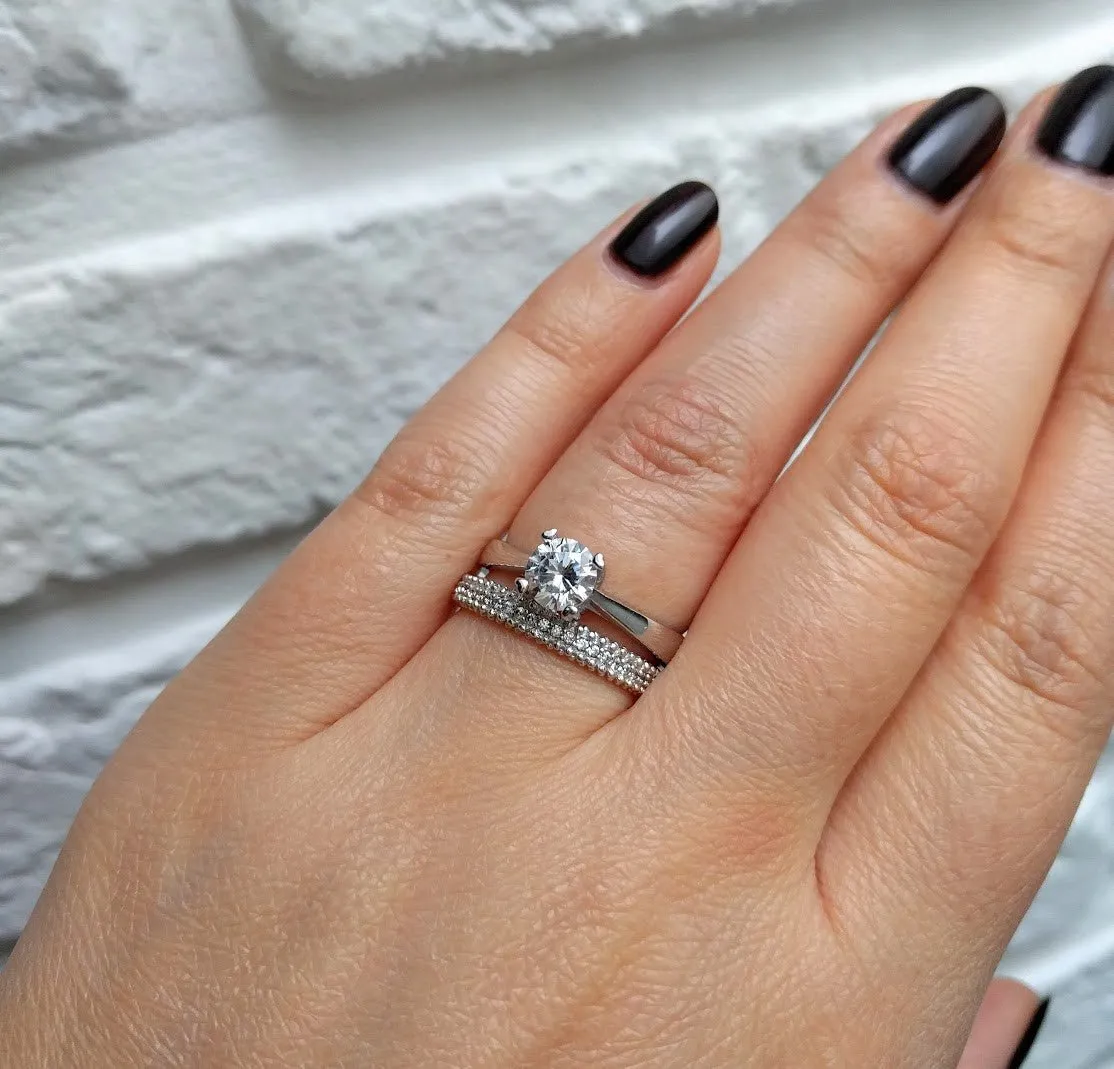 LineArgent - Ring Solitaire Silver