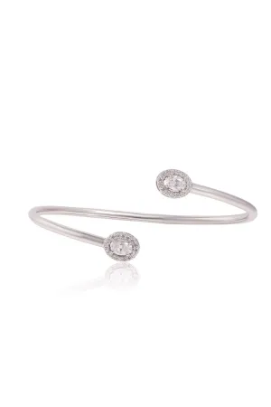 Oval Open Flexi Bangle