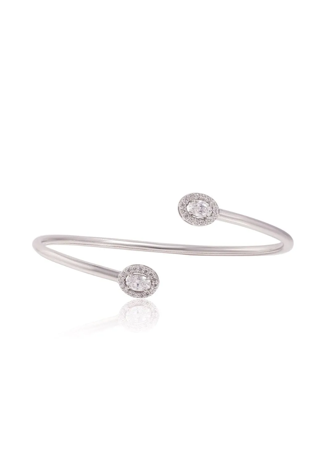 Oval Open Flexi Bangle