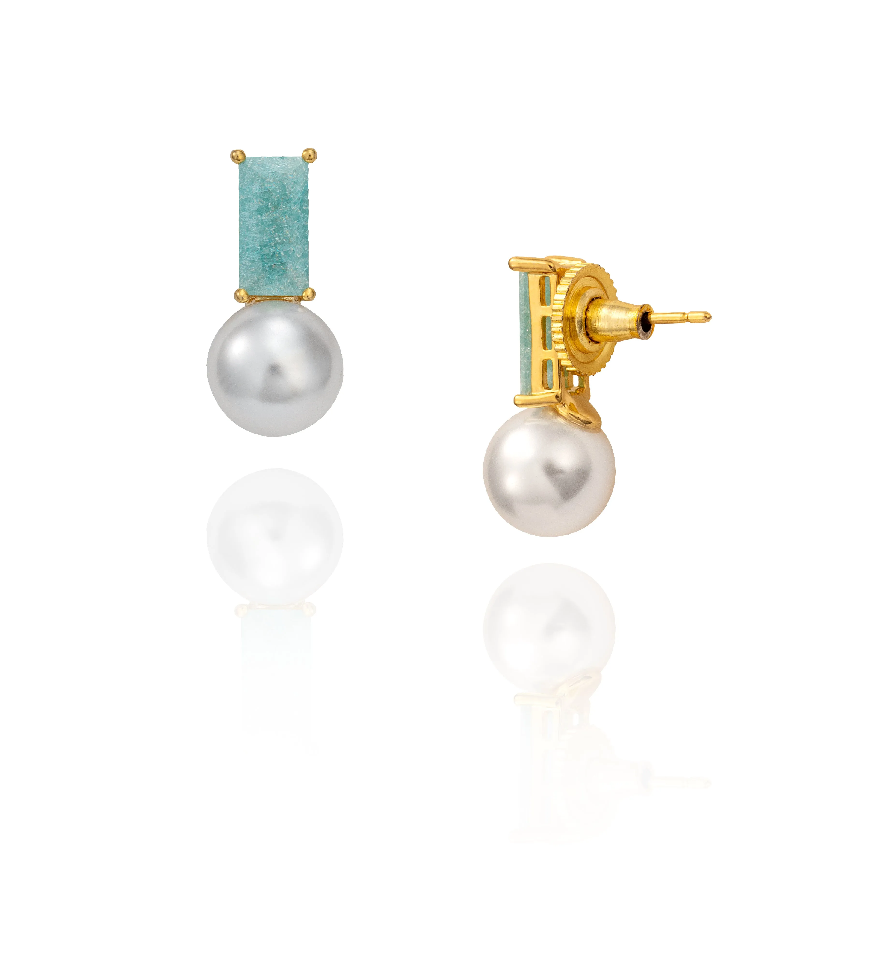 SARA EARRINGS WHITE