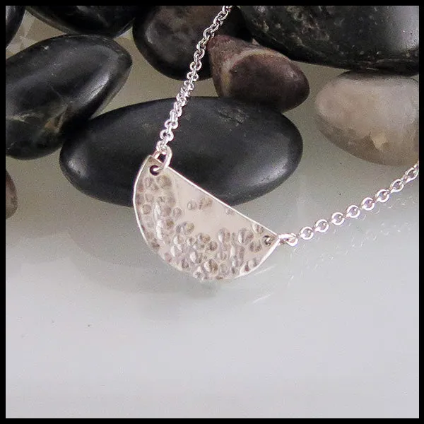 Small Half-Moon Bubble Bar Pendant