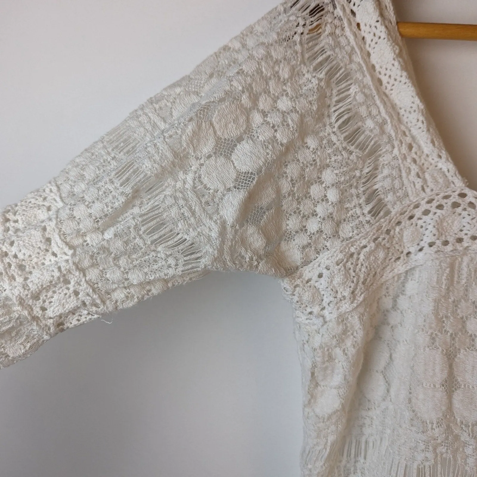 Solitaire Boho Crocheted Lace Dress - Small