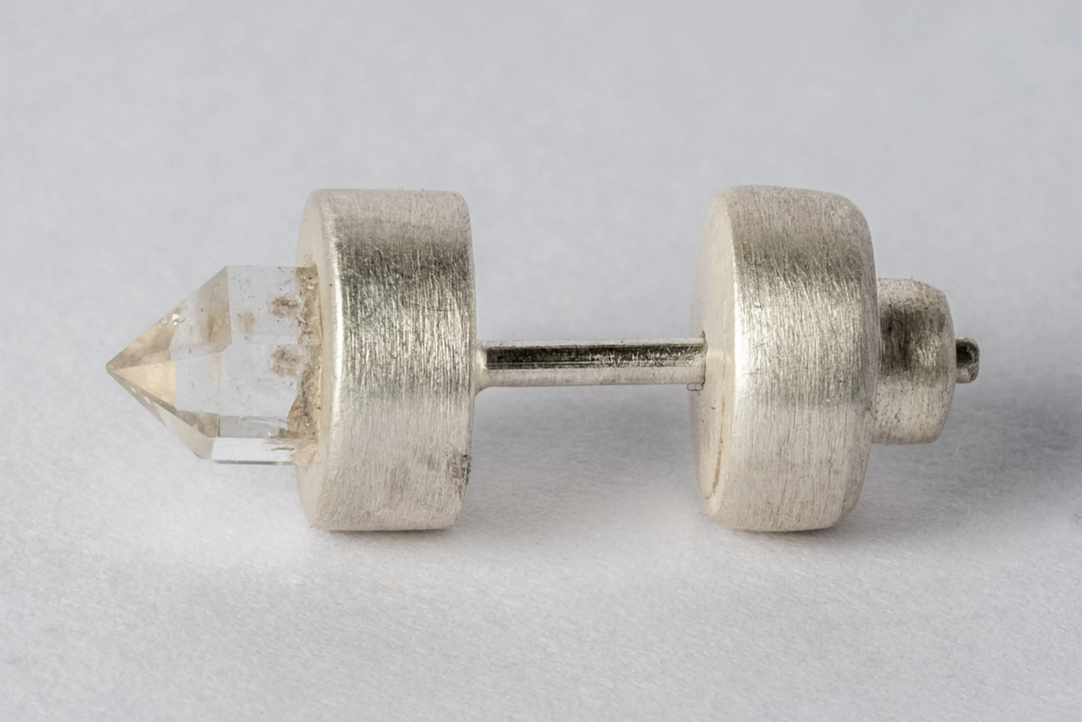 Stud Earring (7mm, Herkimer Spike, MA HER)