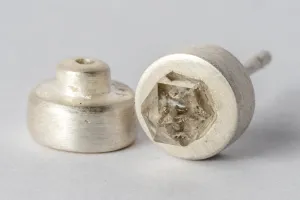 Stud Earring (7mm, Herkimer Spike, MA HER)