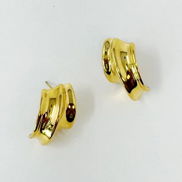 TEEK - Kelly Golden Hoop Earrings