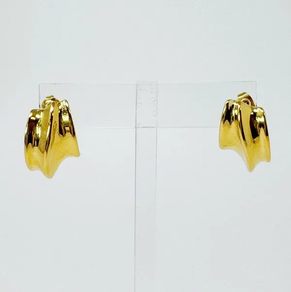 TEEK - Kelly Golden Hoop Earrings