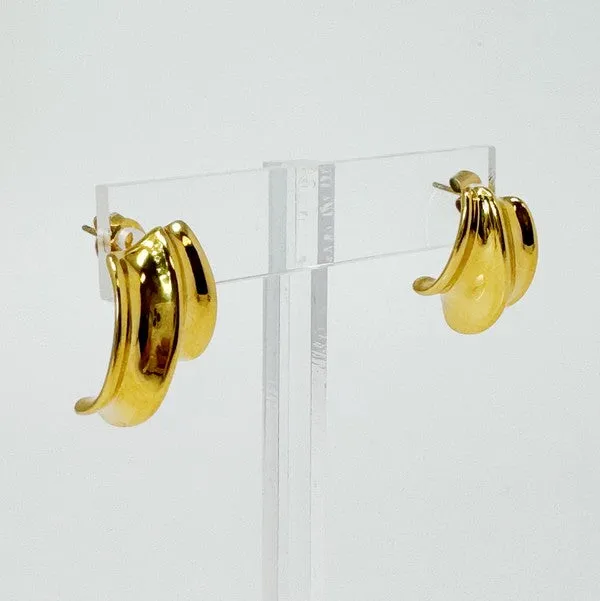 TEEK - Kelly Golden Hoop Earrings