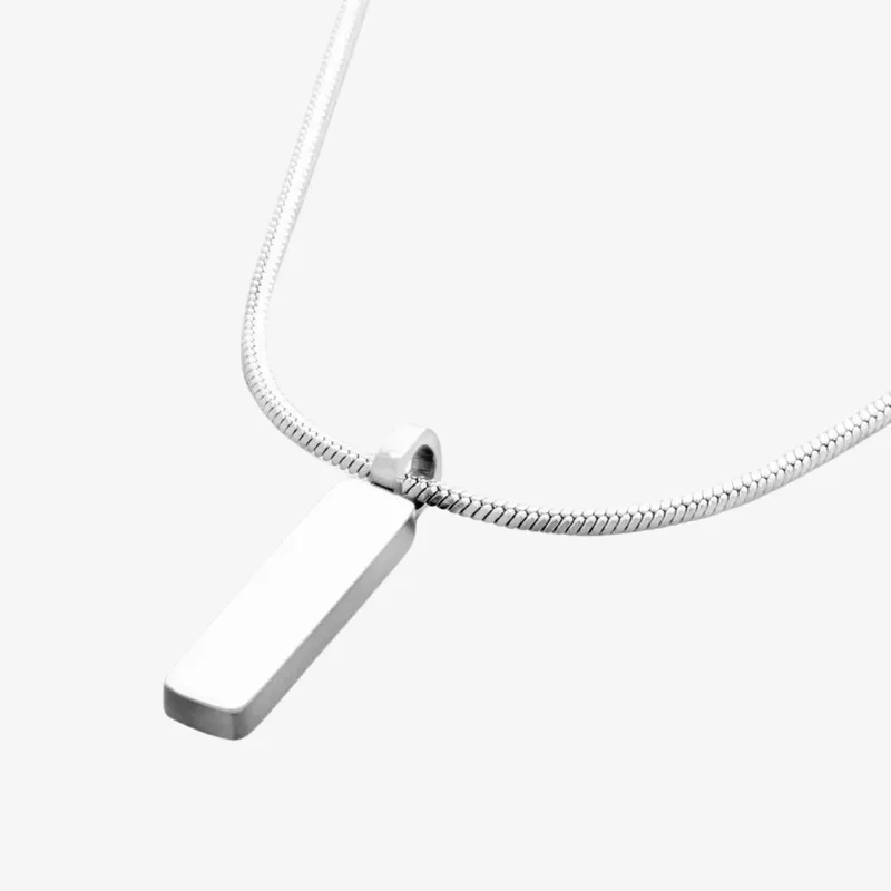Titan Craft Bar Pendant Necklace
