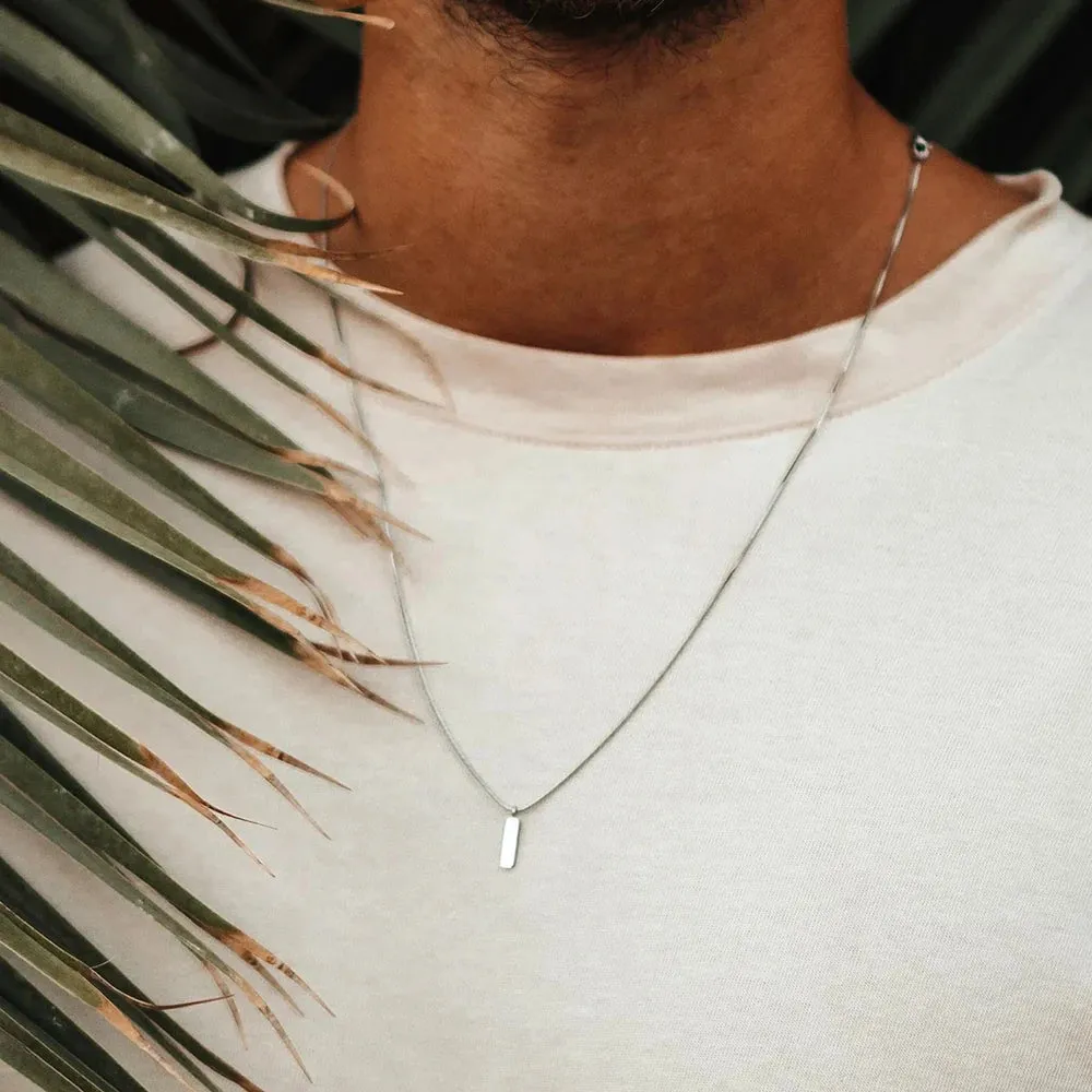 Titan Craft Bar Pendant Necklace